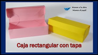 Caja rectangular con tapa [upl. by Olegnad]