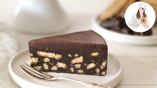 No Bake Chocolate Biscuit Cake Recipe  No Bake Cake Recipe [upl. by Eidroj]