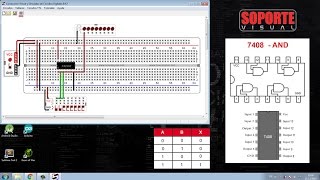 Simulando Compuertas lógicas  AND  OR  NOT  NAND  NOR  XOR [upl. by Canning]