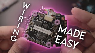 FPV Drone Wiring Made Easy Ft Mamba F405 Stack [upl. by Haraj89]