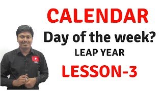 CalendarReasoningDay of the WeekLeap Year Lesson3 [upl. by Merola]