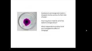 BTEC Applied Science Unit 3 Diffusion Experiments [upl. by Anilak222]