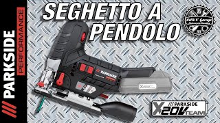 PARKSIDE PERFORMANCE Seghetto a Pendolo Ricaricabile X20VTeam [upl. by Aeret]