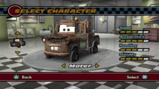 Cars PS2 Gameplay [upl. by Alvord]