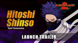 MY HERO ONES JUSTICE 2  Hitoshi Shinso Launch Trailer [upl. by Clayson]