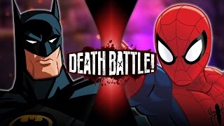 Batman VS SpiderMan DC VS Marvel  DEATH BATTLE [upl. by Ecirpac]