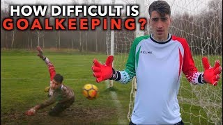 How Difficult is playing as Goalkeeper Outfield player tries being Goalie for 1 week [upl. by Ennaeel994]