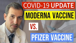 Coronavirus Update 117 Moderna vs Pfizer COVID 19 Vaccine mRNA vaccines [upl. by Nyrahs]