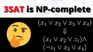 3SAT is NPcomplete Proof [upl. by Trotter]