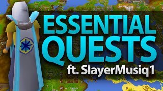 Essential Quests in OSRS ft SlayerMusiq1 [upl. by Eleph]