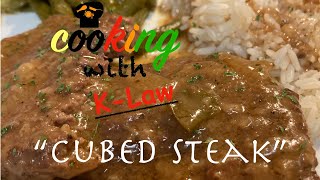 How to cook cubed steakOven method [upl. by Ayaet]