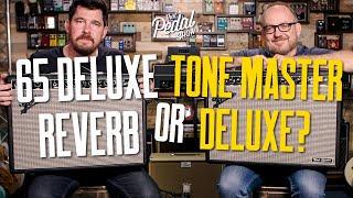 Fender ’65 Deluxe Reverb Or Tone Master – That Pedal Show [upl. by Sinnek556]