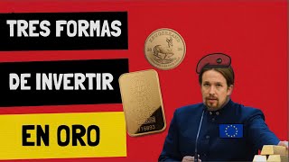 🏆 3 formas de INVERTIR en ORO  ¿Comprar oro físico vs oro digital  Ventajas y desventajas 2020 [upl. by Llennhoj324]