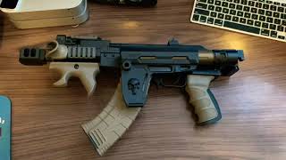 Micro Draco Upgrades review Century Arms AK47 Pistol [upl. by Aliuqat834]