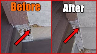 How To Repair Damaged Siding  THE HANDYMAN [upl. by Sebastian726]