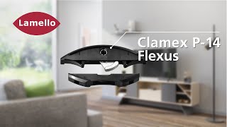 Clamex P14 Flexus Detachable furniture connector with flexible positioning pins [upl. by Tony]