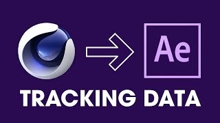 Cinema 4D to After Effects  Tracking Data  Easy [upl. by Etnuaed]