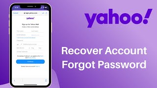 Reset Yahoo email Password on iPhone  Recover Yahoo Login Password  2021 [upl. by Oiludbo867]