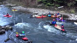 Matlock Bath River Derwent Kayaking [upl. by Nesnaj535]