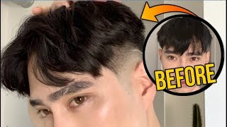 90s Middle Part Hair Tutorial  Edward ZO [upl. by Arjun]