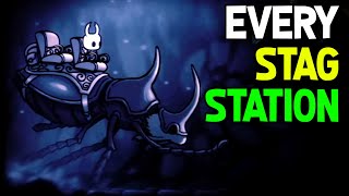 Every Stag Station in Hollow Knight  Detailed Guide [upl. by Enelkcaj]