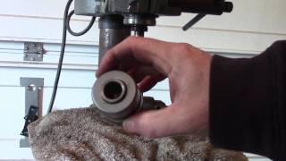 How To Remove Drill Press Chuck Rockwell Delta [upl. by Jenine]