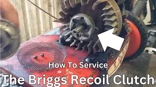 How to service a Briggs and Stratton recoil starter clutch [upl. by Saks812]