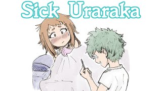 Sick Uraraka My Hero Academia Izuocha Comic Dub [upl. by Sennahoj]