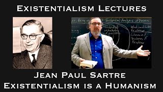 JeanPaul Sartre  Existentialism is a Humanism  Existentialist Philosophy amp Literature [upl. by Lleneg]