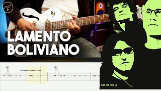 Lamento Boliviano  Enanitos Verdes COMPLETA Tab Guitarra  SOLO Guitarra [upl. by Hunley]