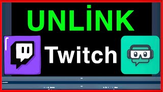 Streamlabs OBS How to UNLINK Twitch Account [upl. by Esilehc]