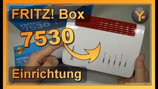 AVM FRITZ Box 7530 DSLZugang verkabeln amp einrichten [upl. by Yeldnarb927]