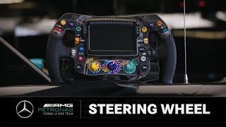 Mercedes F1 Steering Wheel EXPLAINED [upl. by Nnylsia]