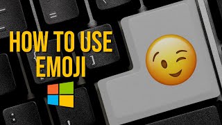 How to Use EMOJI in Windows 1011 😉👍 [upl. by Gschu16]