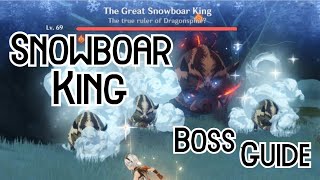 The Great Snowboar King Boss Guide  Genshin Impact [upl. by Sweeney]