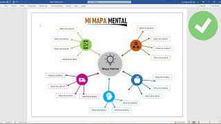 Mapa mental en Word [upl. by Sedgewick]