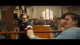 kingsman movie church scene HINDI [upl. by Bunting]