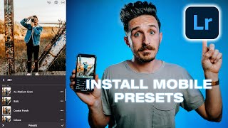 How to install presets to Lightroom Mobile  FREE PRESET [upl. by Dnomhcir]