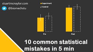 Ten Statistical Mistakes in 5 Min [upl. by Ellertnom318]