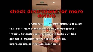 how to install universal remote control  Meliconi  Air conditioners Condizionatori [upl. by Yl433]