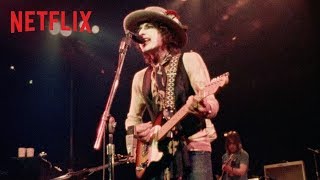 Bob Dylan quotHard Rainquot LIVE performance Full Song 1975  Netflix [upl. by Atlas]