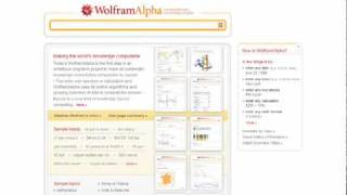 Part 1 A Quick Intro to WolframAlpha by Stephen Wolfram low res [upl. by Lhamaj777]