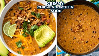 Creamy Chicken Tortilla Soup [upl. by Therine]