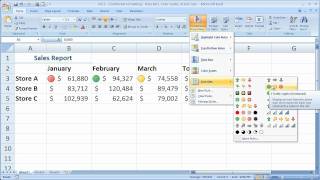 Excel Formatting Tip 1  Conditional Formatting in Excel with Data Bars Color Scales amp Icon Sets [upl. by Buttaro]