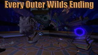 Every Outer Wilds EndingBase Game [upl. by Lebazej337]