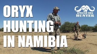 African BBQ Hunter  oryx  gemsbok in Namibia [upl. by Zennas]