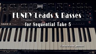 Sequential Take 5 FUNKY Leads amp Basses SOUNDSET [upl. by Anelet]