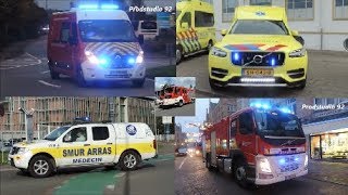 Compilation 1H30Best of 2018 Pompiers SAMU Ambulances Police en urgence [upl. by Femi]