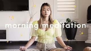 5 Minute Guided Morning Meditation for Positive Energy ☀️ [upl. by Llessur21]