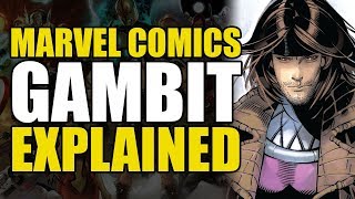 Marvel Comics Gambit Explained  Comics Explained [upl. by Aleydis269]